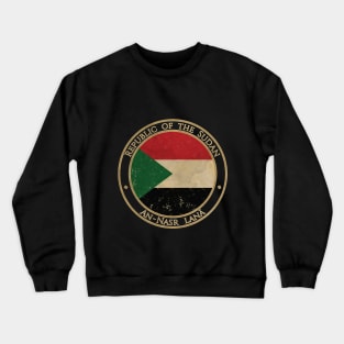 Vintage Republic of the Sudan Africa African Flag Crewneck Sweatshirt